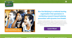Desktop Screenshot of boxoutbullying.com