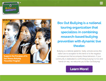 Tablet Screenshot of boxoutbullying.com